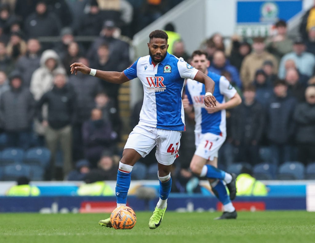 Emmanuel Dennis in an FA Cup tie between Blackburn and Wolves