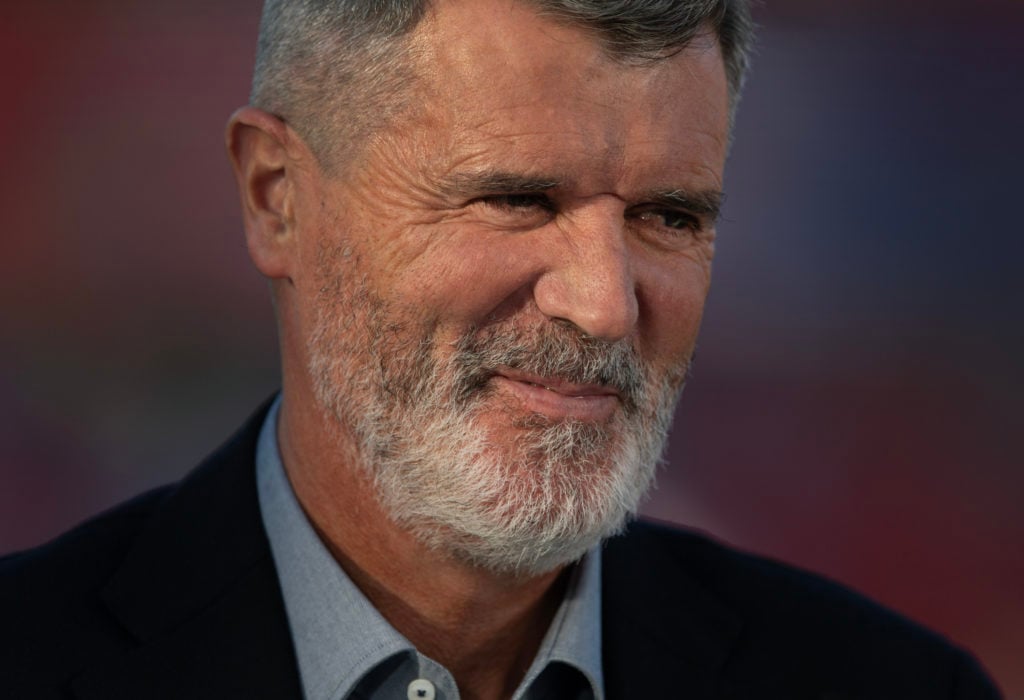 Pundit and former player Roy Keane working for ITV Sport before the international friendly match between England and Senegal