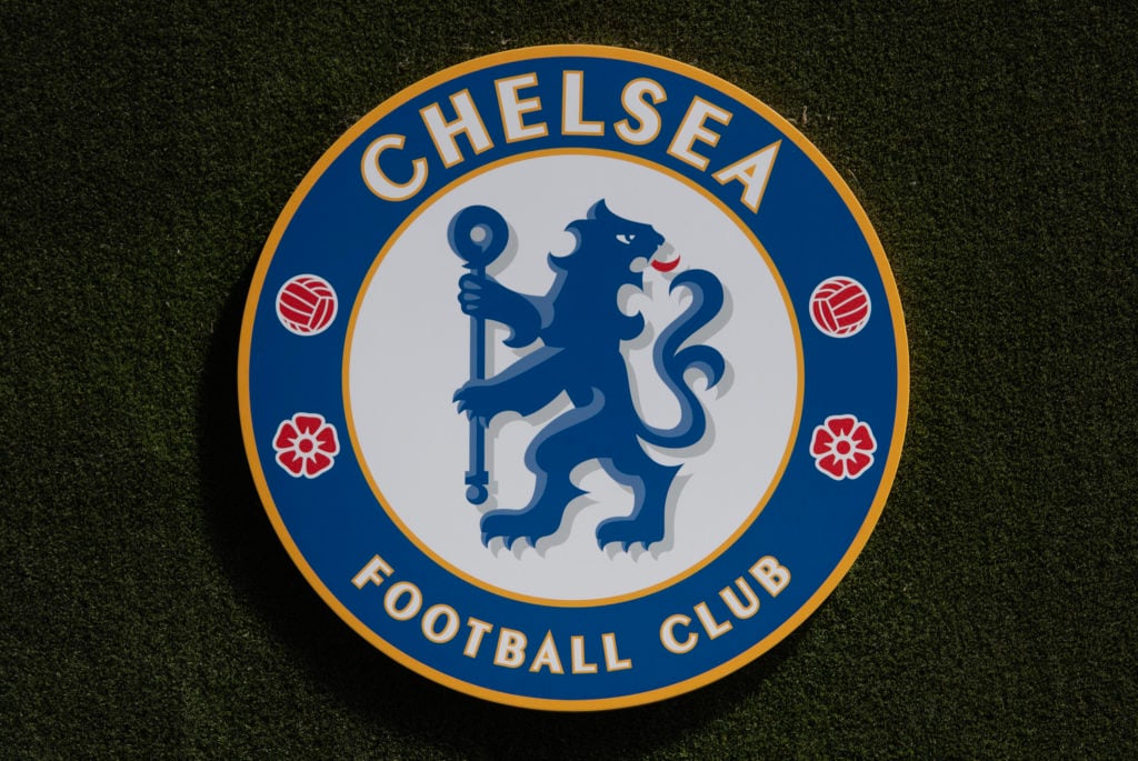 A detailed view of the Chelsea badge