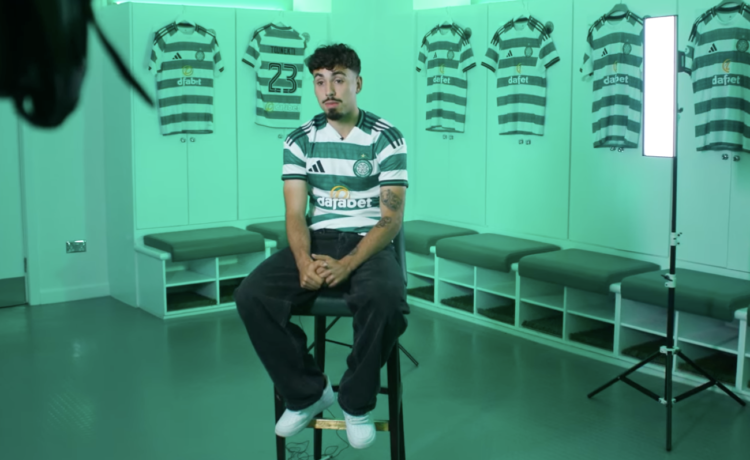Sebastian Tounekti is unveiled as a new Celtic player
