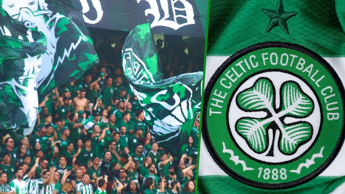 Coritiba fans / Celtic badge