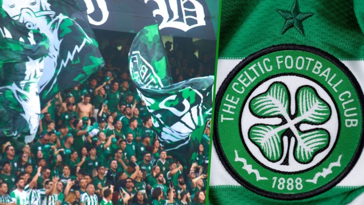 Coritiba fans / Celtic badge