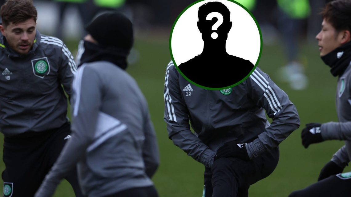 Genk striker Hyeongyu Oh in training whilst at Celtic.