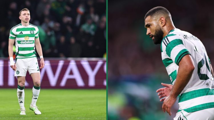 Alistair Johnston takes to the pitch for Celtic vs Bayern Munich, Cameron Carter-Vickers in action for Celtic vs Kairat Alamty in the Champions Lea...