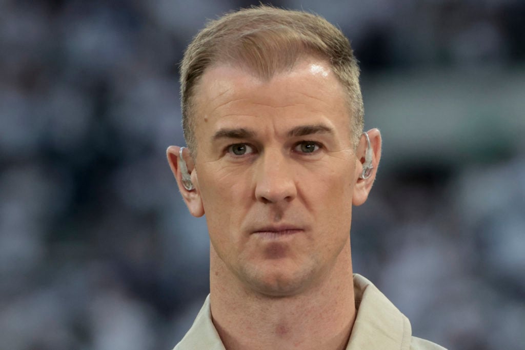 Joe Hart working as a pundit during Tottenham Hotspur v FK Bodo/Glimt in the UEFA Europa League 2024/25 Semi Final First Leg.