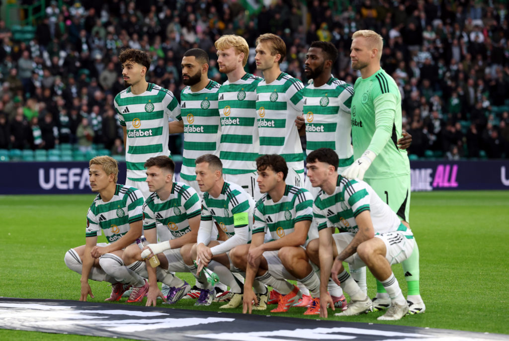 Celtic starting XI line up against Braga in the Europa League