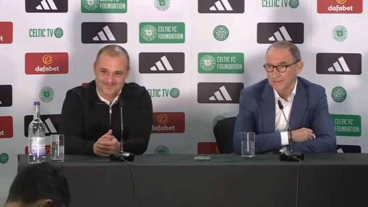Shaun Maloney and Martin O'Neill at Celtic unveiling