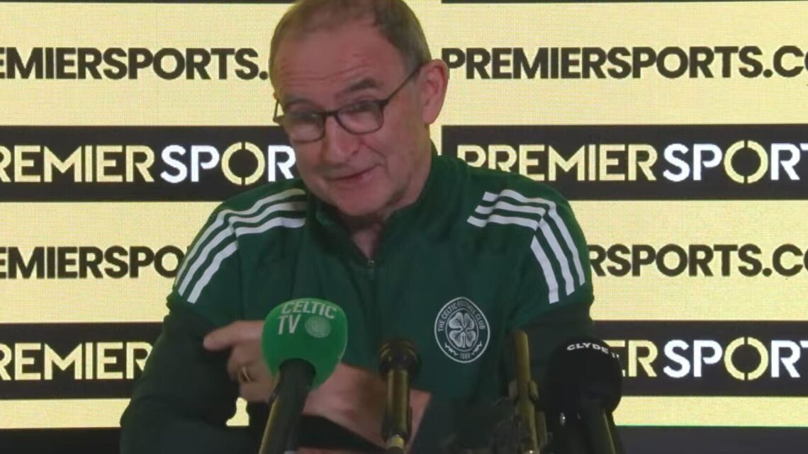 Celtic manager Martin O'Neill