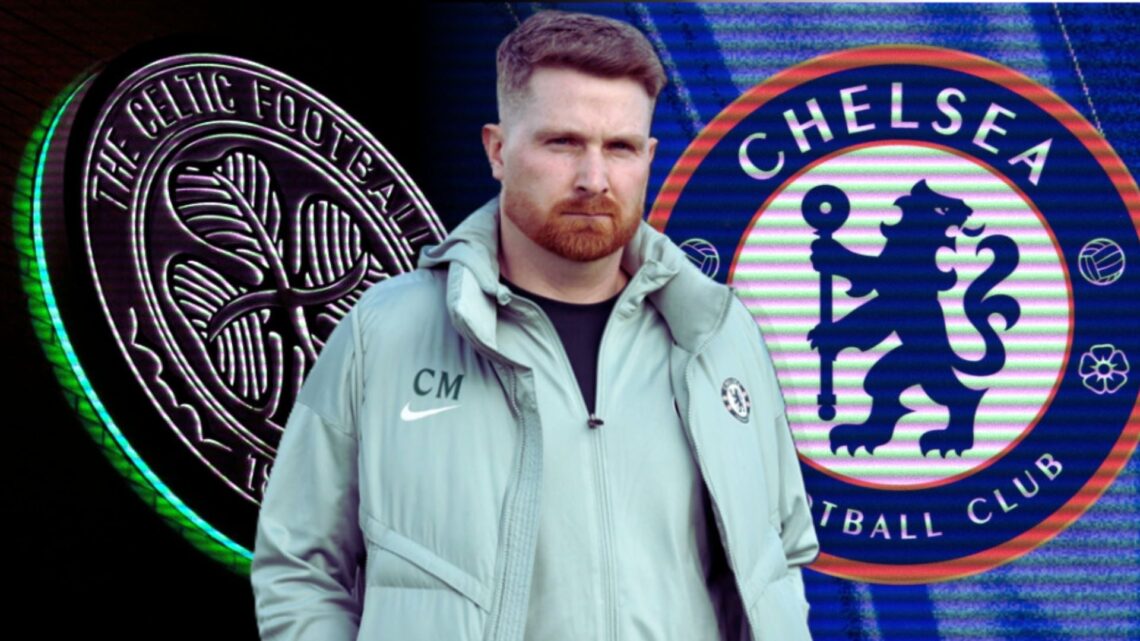 A generic veiw of the Celtic badge, Chelsea U21s manager Calum McFarlane watches on against Ajax in the UEFA Youth League, a generic view of the Ch...