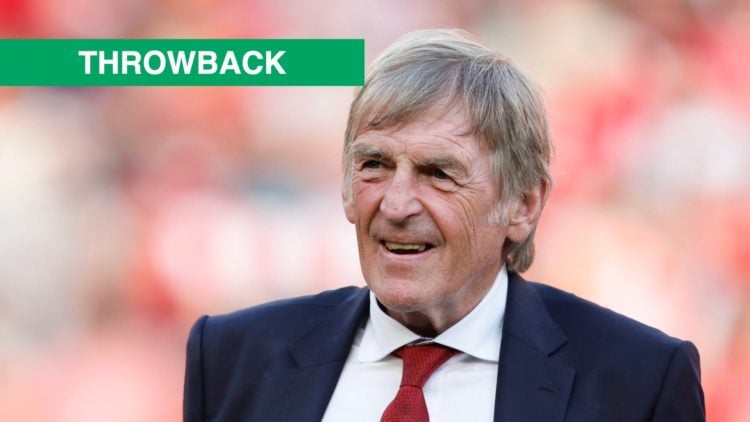 Kenny Dalglish in attendance for Liverpool FC v Wolverhampton Wanderers in the Premier League.