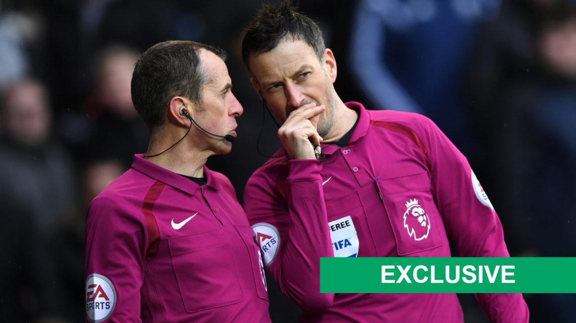Image of former FIFA referee Mark Clattenburg with logo of Celtic football site 67 Hail Hail.