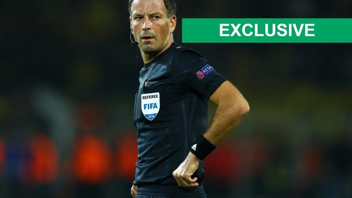 Former FIFA referee Mark Clattenburg in action before his retirement.