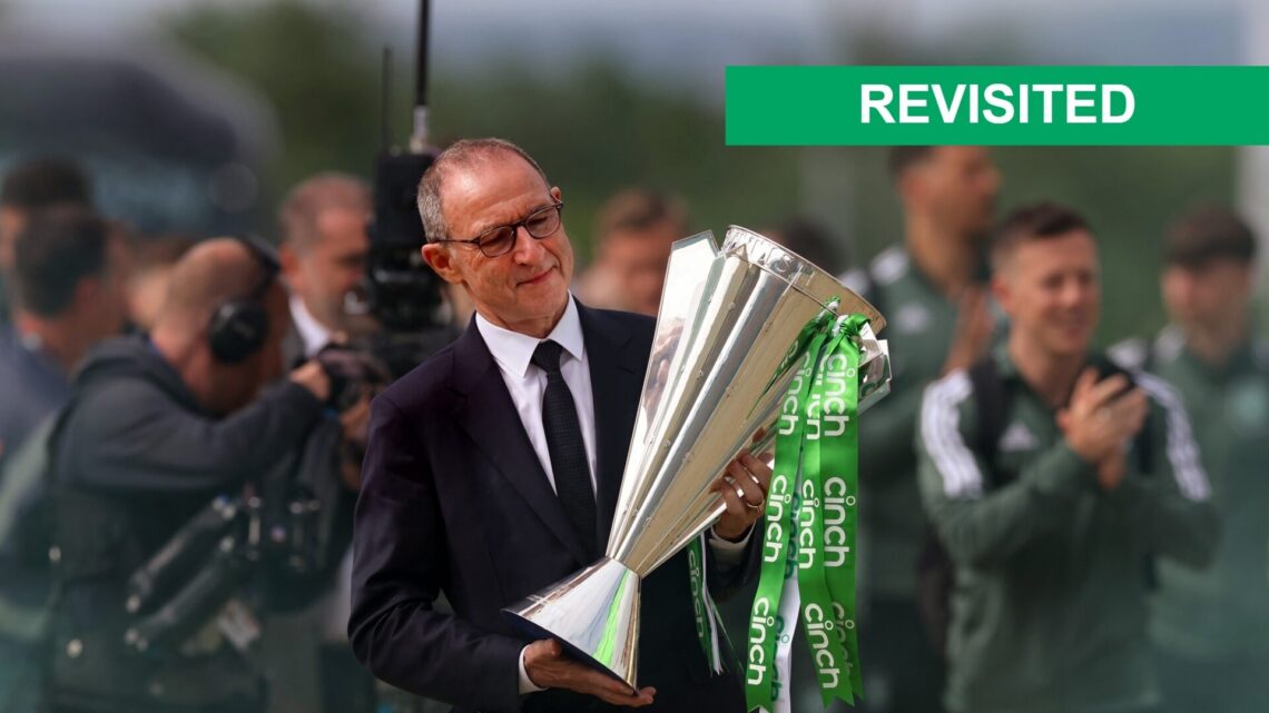 Martin O'Neill walks down Celtic way to deliver the Scottish Premiership title