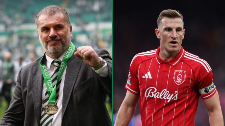 Ange Postecoglou celebrates with his Scottish Premiership winners' medal, Chris Wood captains Nottingham Forest vs Sunderland