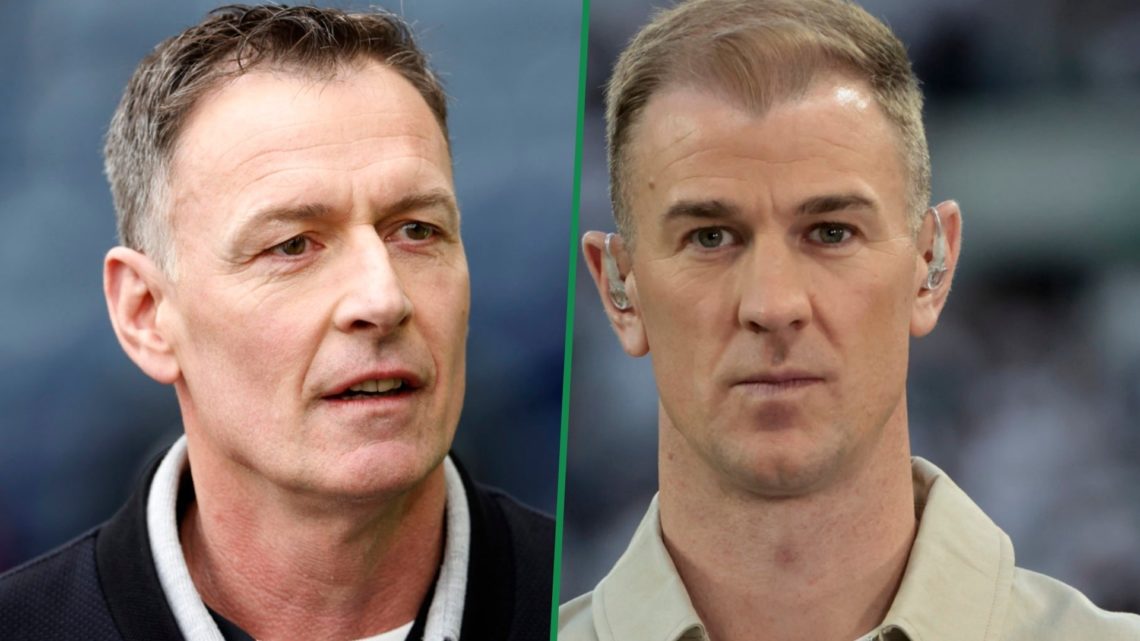 Split image of former Celtic players Chris Sutton left and Joe Hart right