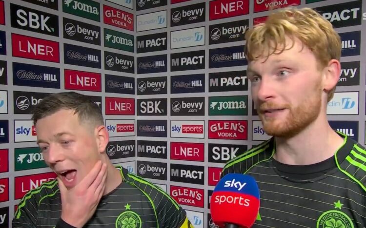 Callum McGregor and Liam Scales
