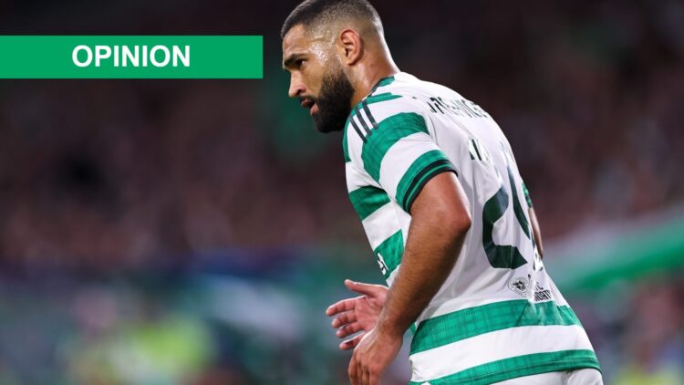 Cameron Carter-Vickers in action for Celtic vs Kairat Almaty