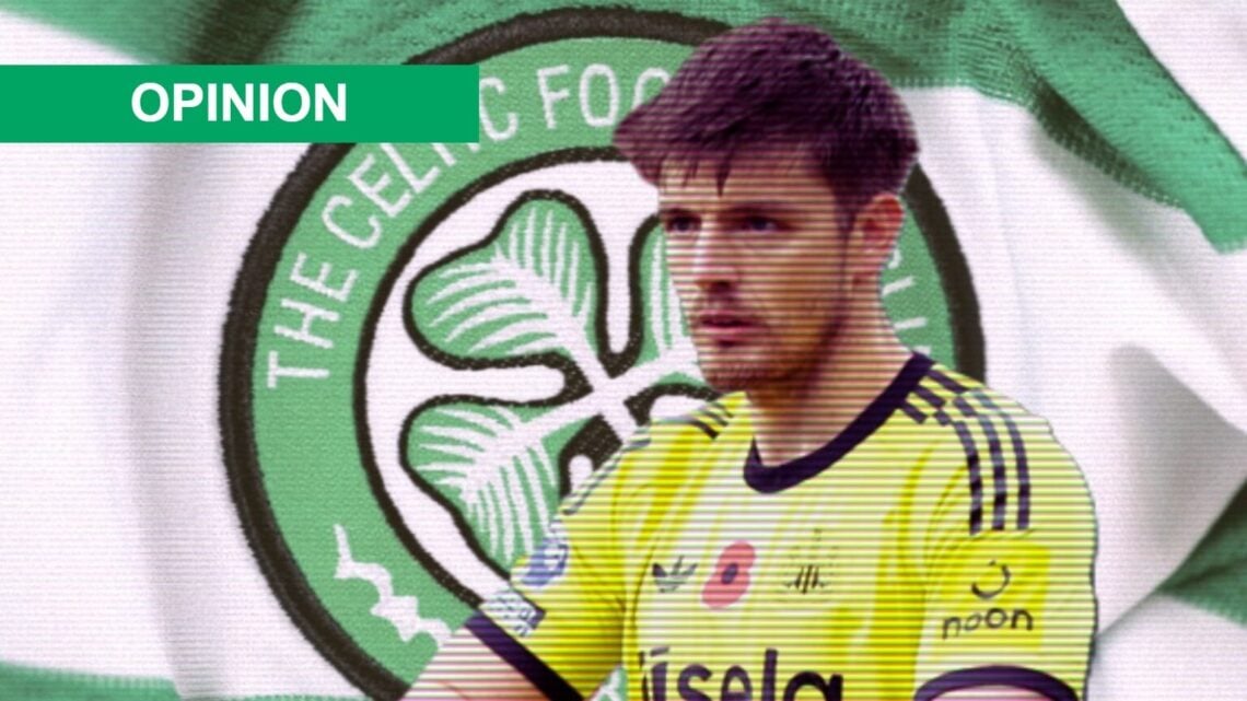 Nick Pope in goal for Newcastle United against Brentford, a detailed view of the Celtic badge