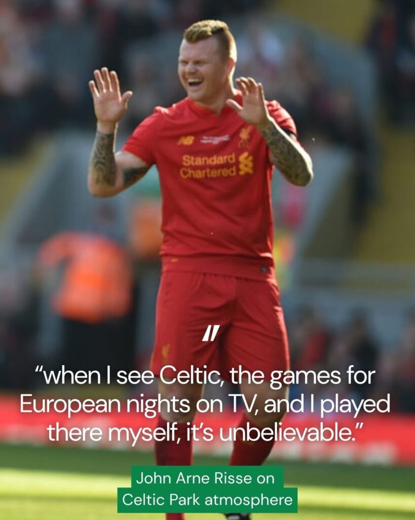 John Arne Risse jokes during Liverpool Legends v Real Madrid Legends: LFC Foundation Charity Match