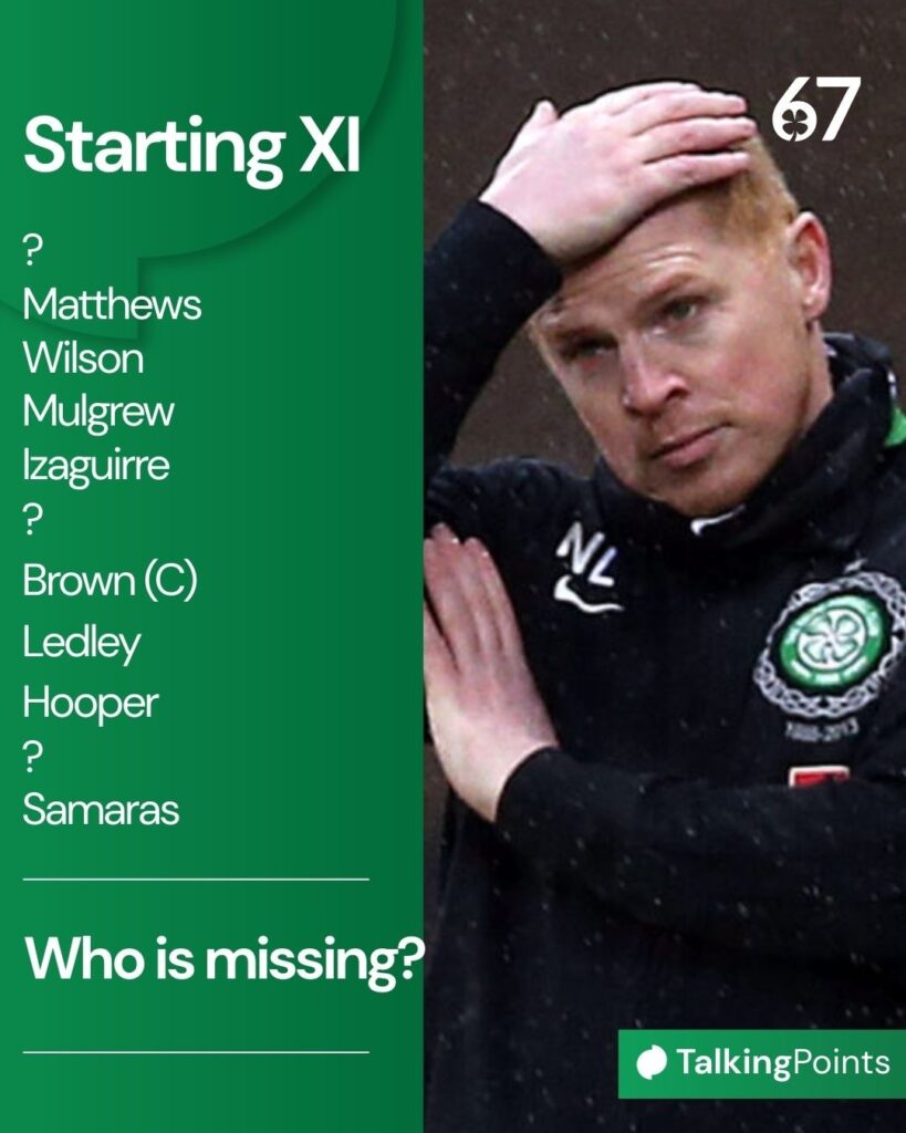 Neil Lennon looks on during the St Mirren and Celtic Scottish Communities League Cup Semi Final match