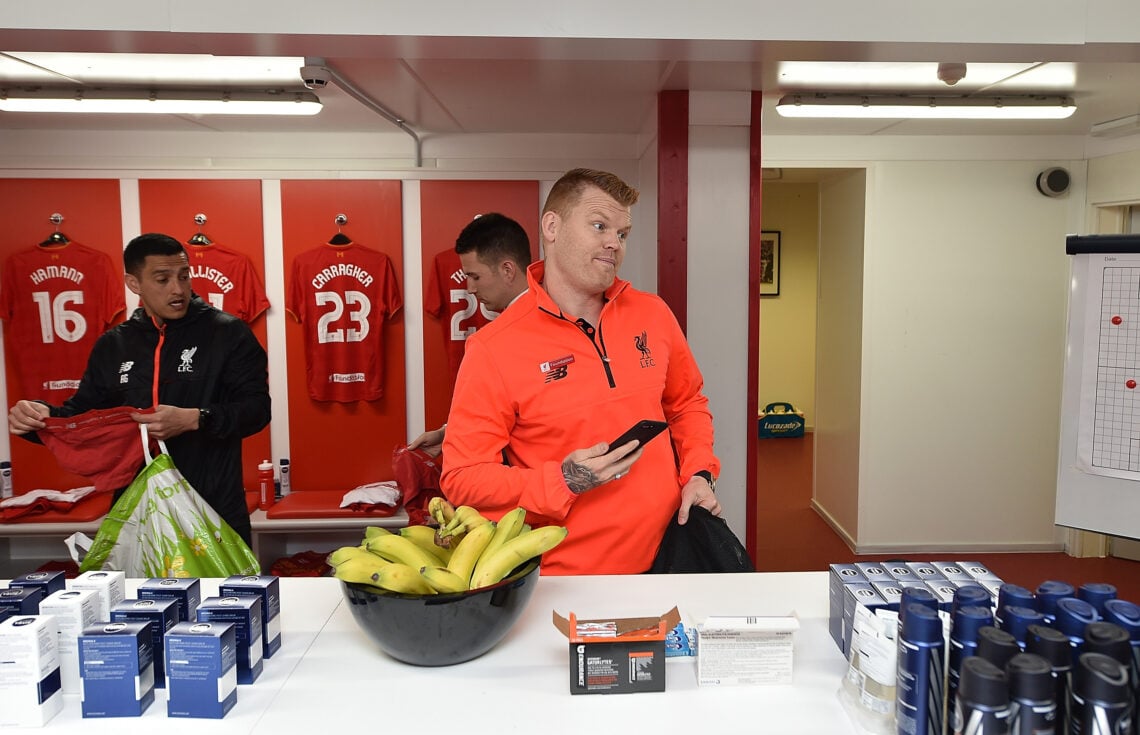 LIVERPOOL, ENGLAND - MARCH 25: (THE SUN OUT, THE SUN ON SUNDAY OUT) John Arne Risse of Liverpool Legends prior to the LFC Foundation Charity Match ...
