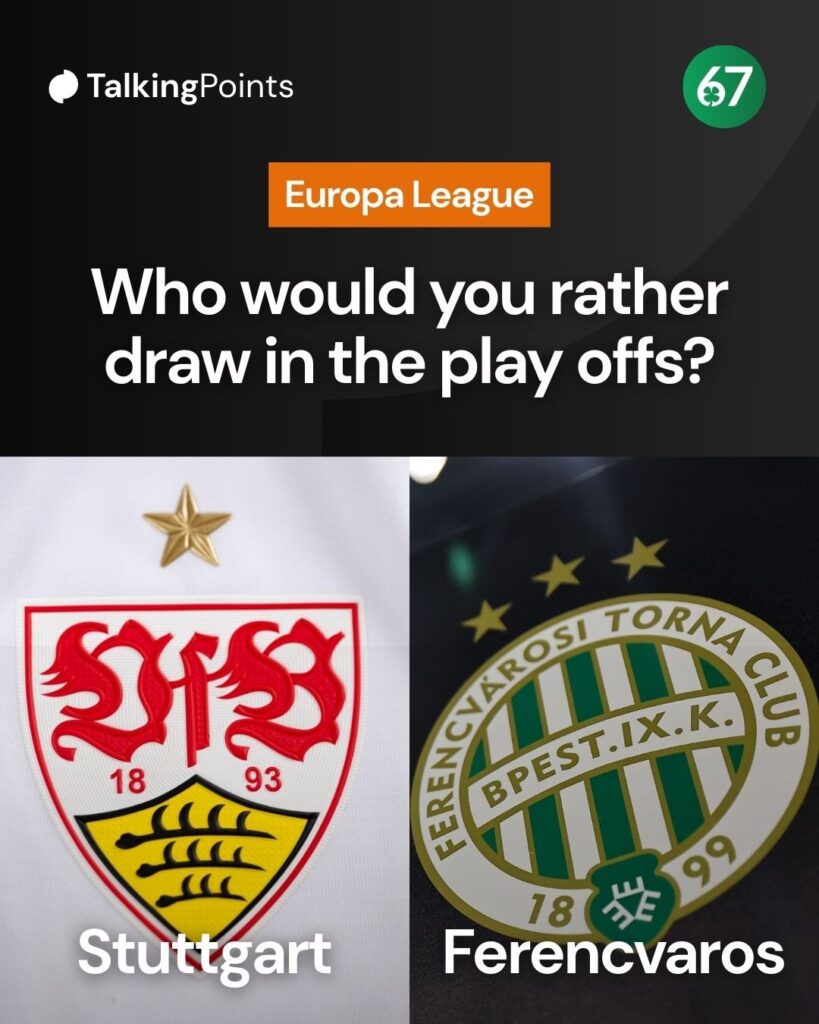 Draw graphic for the Europa League