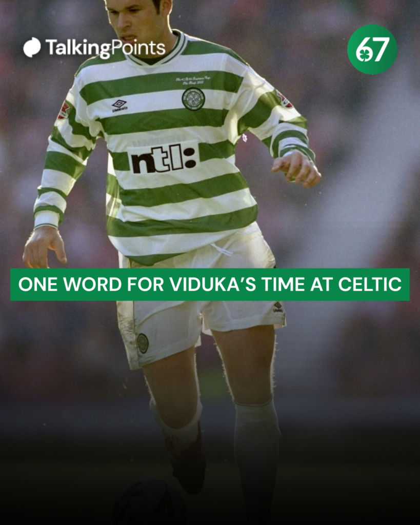 Mark Viduka in action for Celtic.