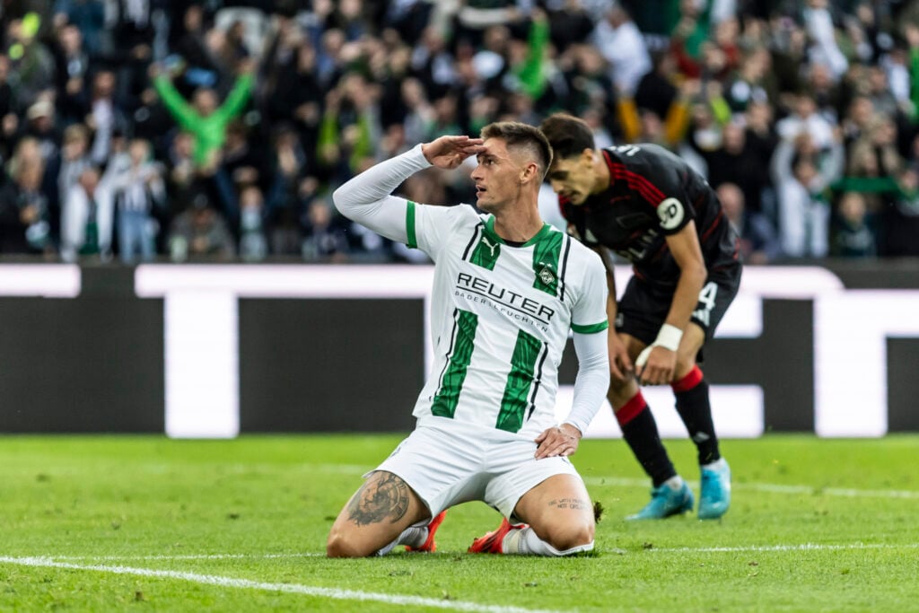 Celtic target Tomas Cvancara in action for Borussia Mönchengladbach v 1. FC Union Berlin - Bundesliga