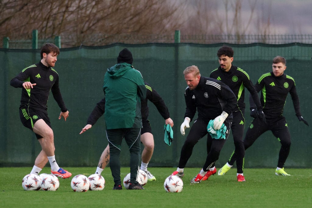 Celtic FC Training Session And Press Conference - UEFA Europa League 2025/26 League Phase MD6