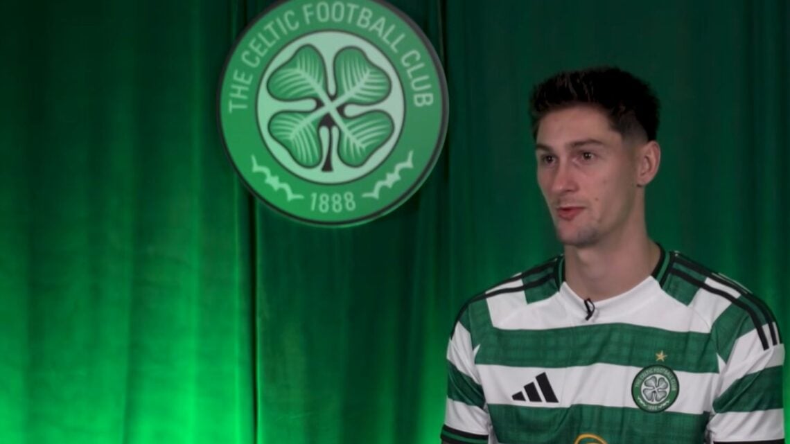 Tomas Cvancara speaks to Celtic TV after his signing was confirmed by the Hoops.