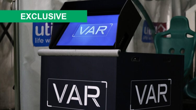 VAR monitor used to decide Celtic red card vs Hearts.
