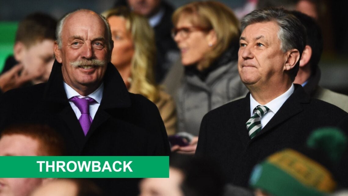 Dermot Desmond and Peter Lawwell