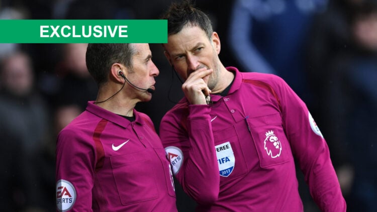 Former FIFA referee Mark Clattenburg in action before his retirement.
