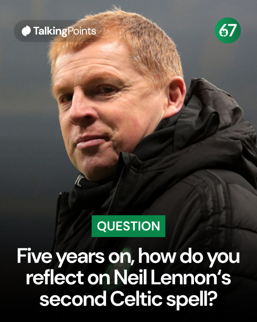 Celtic manager Neil Lennon