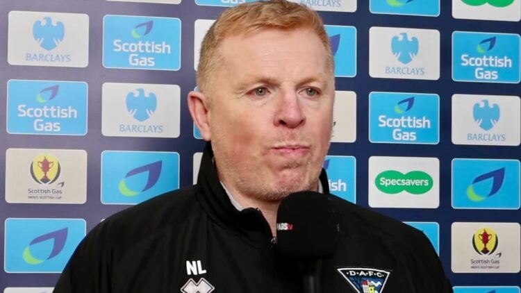 Dunfermline manager Neil Lennon