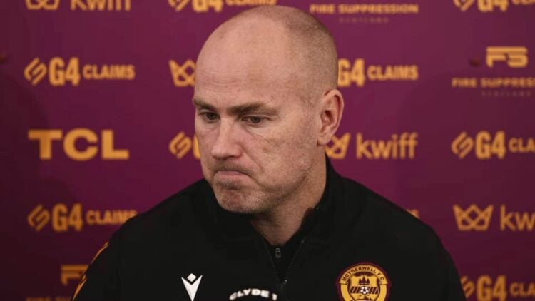 Motherwell manager Jens Berthel Askou