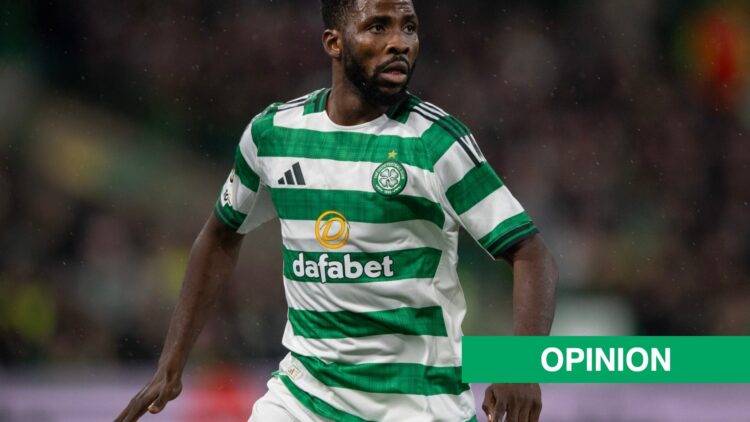Kelechi Iheanacho in action for Celtic.