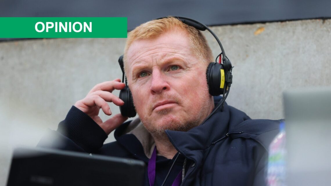 Neil Lennon, former Celtic, Omonia Nicosia and Bolton Wanderers manager, looks on from the stands during the Premier League match between Newcastle...