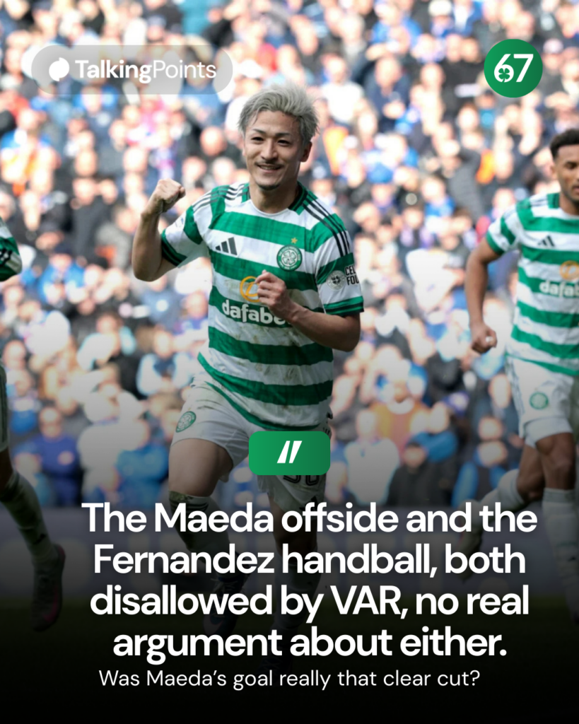 Daizen Maeda goal at Rangers v Celtic - Scottish Gas Scottish Cup
