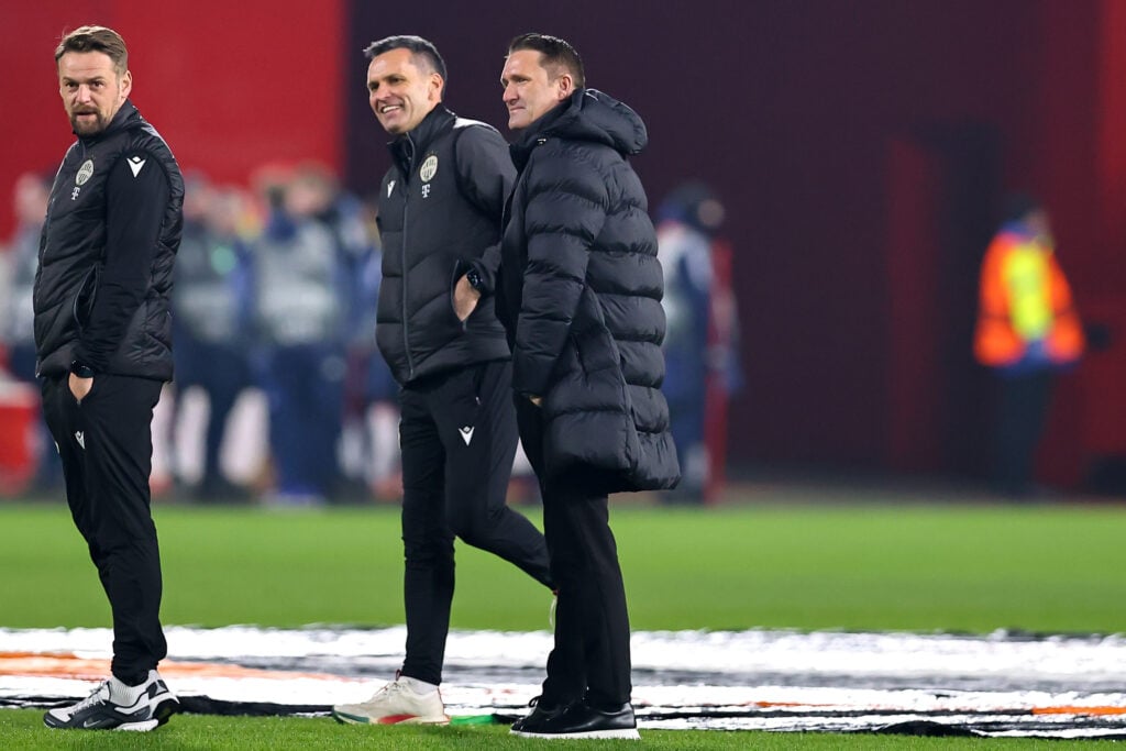 Ferencváros manager Robbie Keane before the UEFA Europa League 2025/26 League Phase MD8 match between Nottingham Forest FC and Ferencvarosi TC