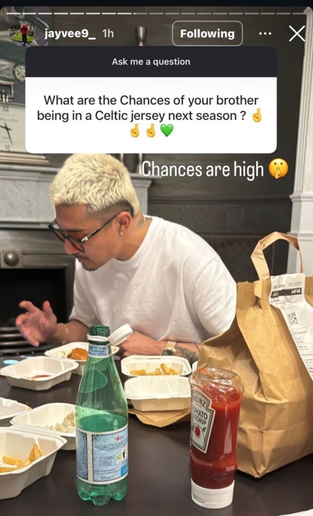 Julian Araujo's cousin on Instagram