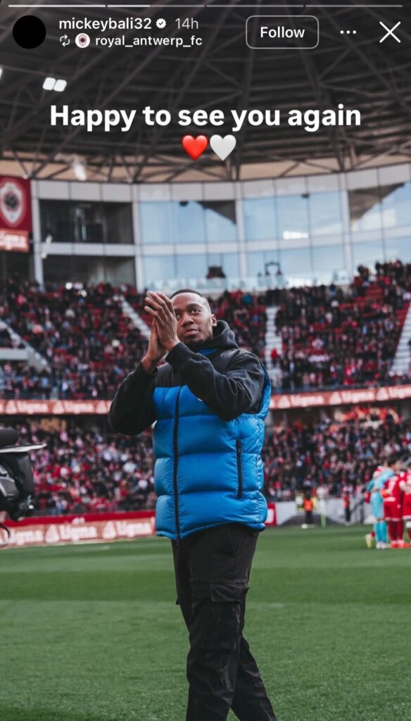 Michel-Ange Balikwisha visits Antwerp