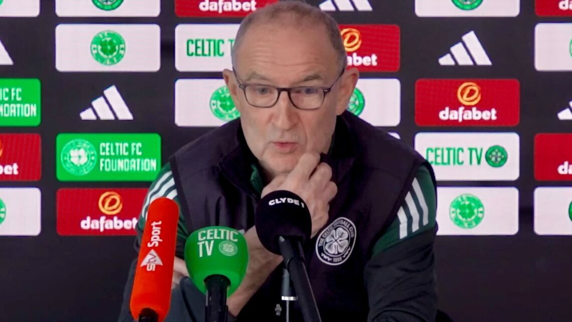 Celtic manager Martin O'Neill