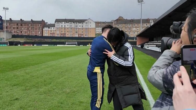 Kieran Tierney and Shunsuke Nakamura