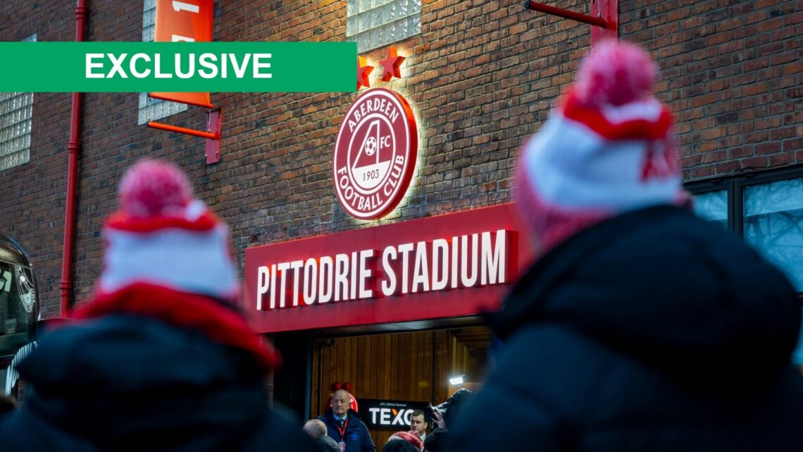 A general view of Pittodrie before Aberdeen vs Rangers