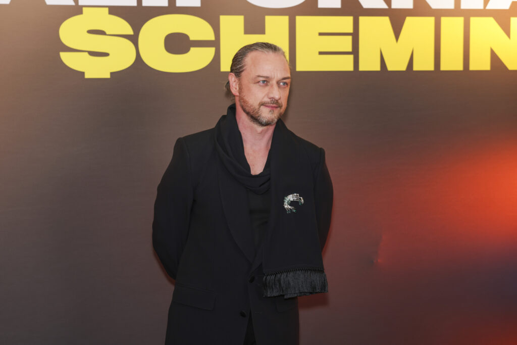 James McAvoy attends the "California Schemin'" London Gala at Odeon Luxe Leicester Square