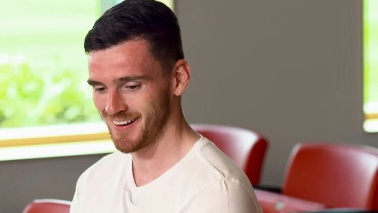 Andy Robertson of Liverpool