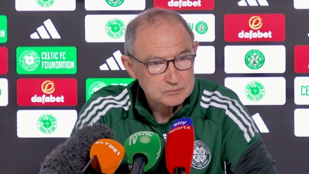 Celtic manager Martin O'Neill