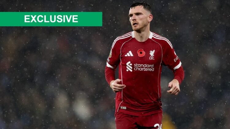 Andy Robertson during Manchester City v Liverpool