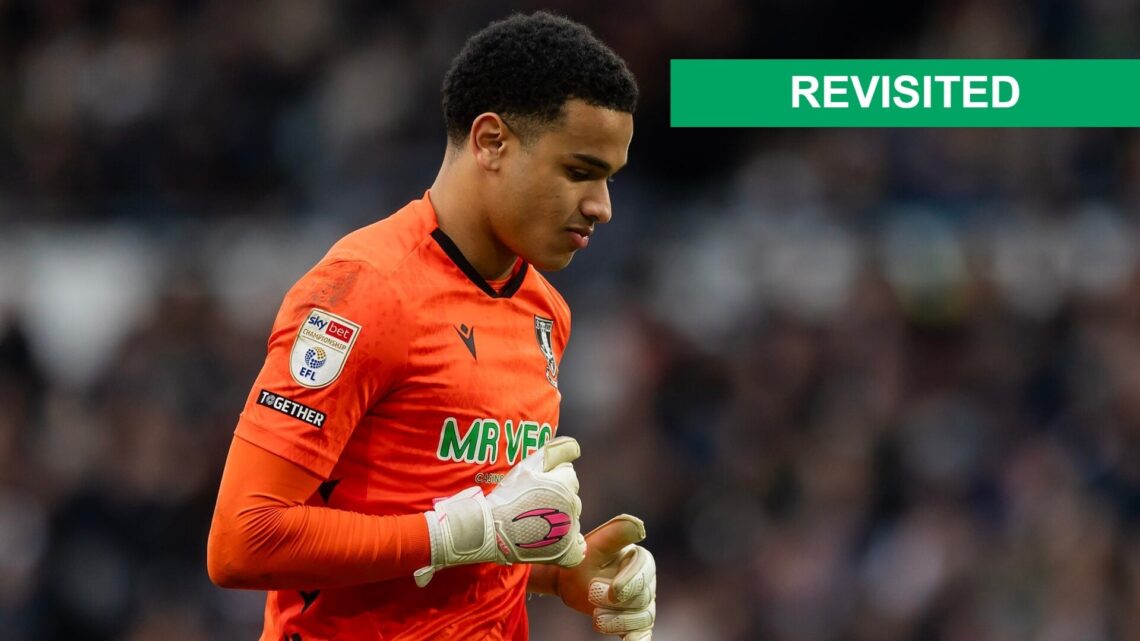 Pierce Charles of Sheffield Wednesday during the Sky Bet Championship match between Derby County and Sheffield Wednesday